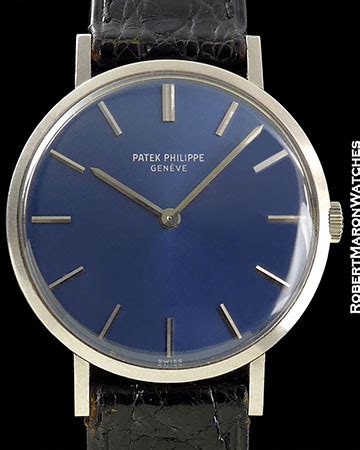 Vintage 18k White Gold Patek Philippe Geneva, 09.08.17, Sold: 